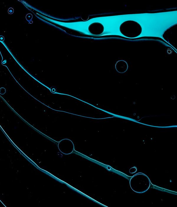 Abstract geometric lines representing fluid movement and energy